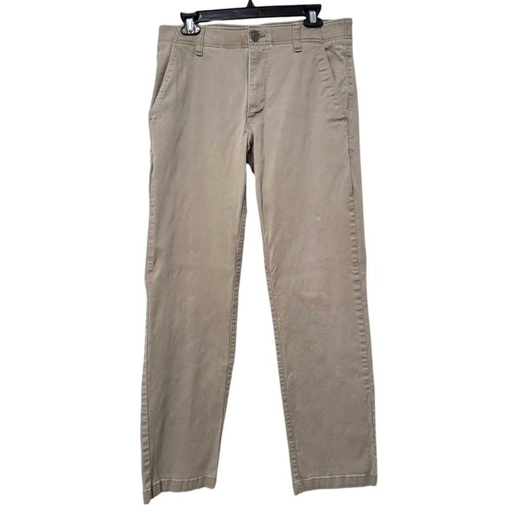 Lee Chino Pants Khaki Extreme Comfort Straight Fit Performance Series Mens 32x31